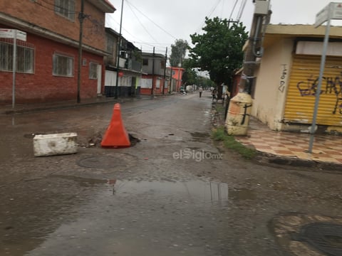 Afectaciones lluvias. Encharcamientos bulevar Francisco Villa