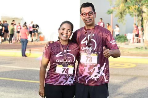 08092019 CARRERA ATLéTICA.  Verónica y Luis Antonio.