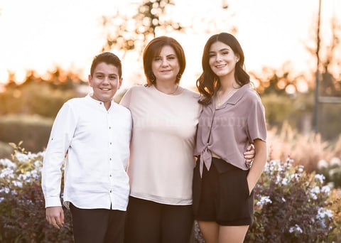 08092019 RECIENTE EVENTO.  Rosa Isela con sus hijos Mariangel y Otto Ramos Enríquez.