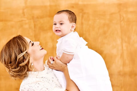 Nader y su abuelita Lupita Felix