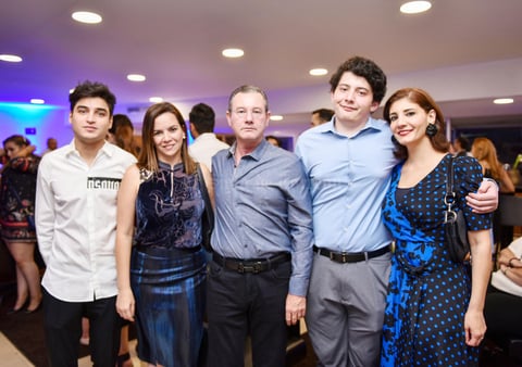 Antuan Mansur, Yazmín Calleja, Pedro Calleja, Mauricio Rullan y Samar Mansur