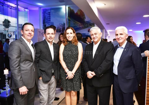 Diego Camargo, Ricardo Humphrey, Maru Escobedo, Samir Mansur y Eduardo Viollela