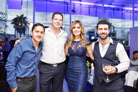 Raúl Pérez, Agustin Hinterholzer, Vicky Quiroz y Juan Kuri