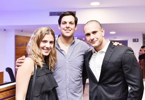 Tifany, David y Daniel