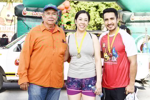 Gerardo, Sara y Allan