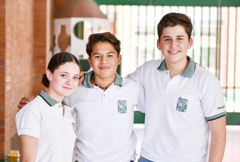 Daniela, Arturo y Bernardo
