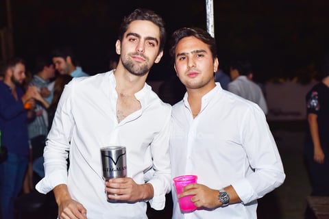 Amigos del festejado la pasaron de lo mejor.