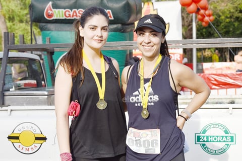 Valeria Samarrón y Siham Hamdan
