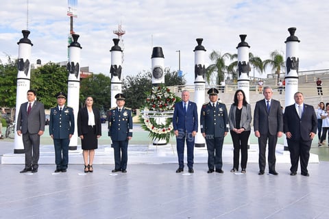 Torreón recordó a los Niños Héroes.
