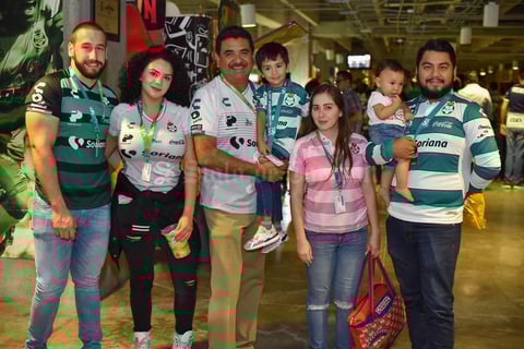 13092019 EN EL TSM.  Laguneros listos para apoyar al Santos.