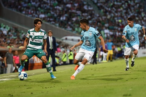 Emocionante igualada de Santos contra Pachuca