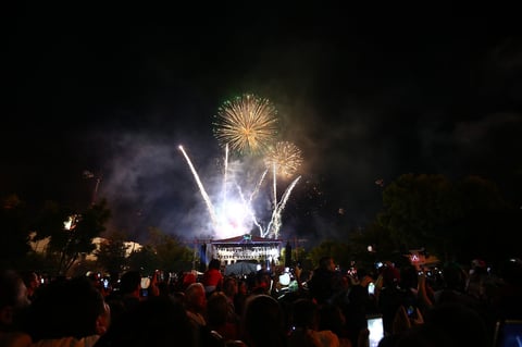 El concierto que ofrecieron fue totalmente gratuito, como parte de la celebración de las fiestas patrias, que organizó el Gobierno del Estado.