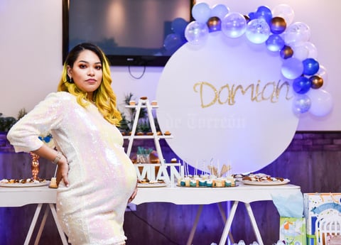 17092019 EN SU BABY SHOWER.  Fernanda Ríos espera a su primer bebé en octubre.