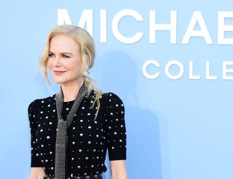 Nicole Kidman en pasarela de Michael Kors.