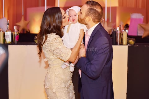 Los papás de Carlota felices por tan grato acontecimiento
