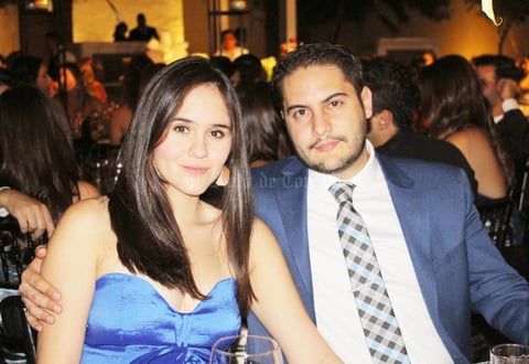 Karla Michell y Diego Navarrete