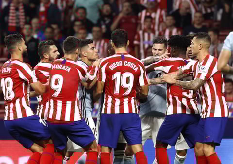 Atlético de Madrid y Celta de Vigo reparten puntos 