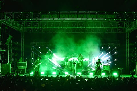 La banda se presentó ayer en la Feria de Torreón
