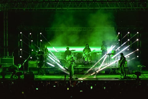 La banda se presentó ayer en la Feria de Torreón