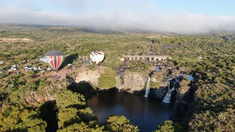 Pilotos despegarán los globos para sobrevolar las cascas de El Saltito.
