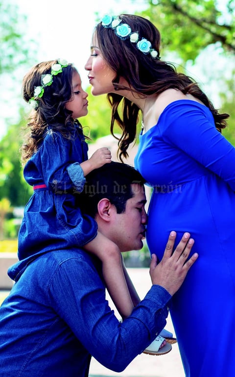 29092019 Neri Aguilar, Alex Aguilar y la pequeña Mía esperan la llegada del nuevo integrante de la familia, Ian Alejandro.