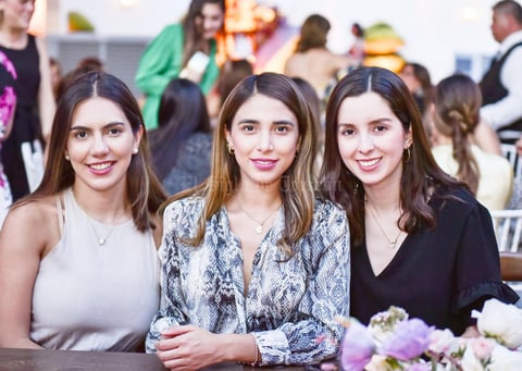 Andrea Fuentes, Diana Silva y Ana Sofía Ramírez.