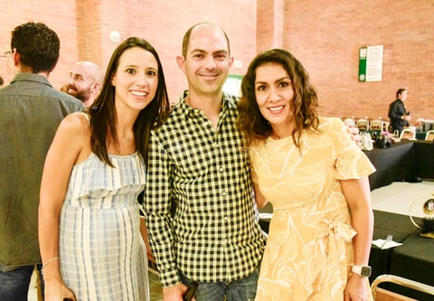 Alejandra Zermeño, Fabian Garibay y Cecilia Urquizo.