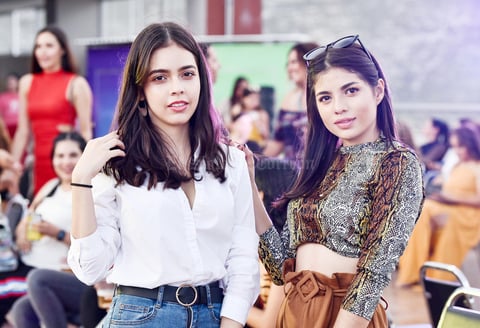 Eva Alicia Torres y Fernanda Ramirez.