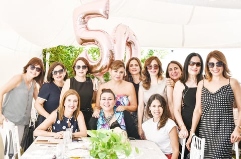 La festejada agradeció todas las muestras de cariño y la asistencia a su fiesta de cumpleaños