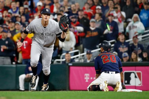 Yankees elimina a los Twins en Minnesota