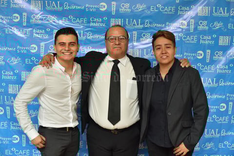 09102019 PRESENTARON CORTOMETRAJE.  Gerardo, Luis Solares y Mixté.