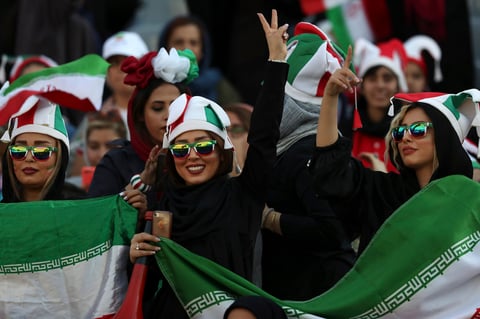 Las autoridades iraníes no han permitido hasta ahora a las mujeres acudir a los estadios.