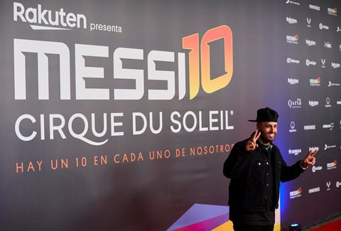 Messi inspira para show del Cirque du Soleil