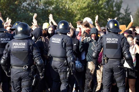 No cesan las movilizaciones independentistas.