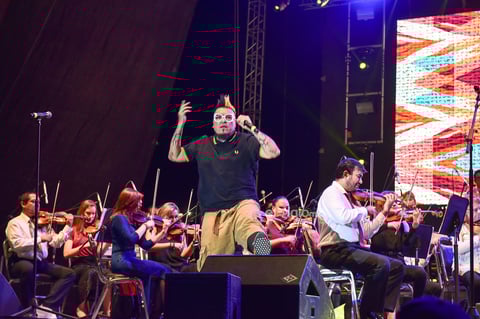 Con la Avanzada Sinfónica donde escucharon a varios músicos en un concepto diferente