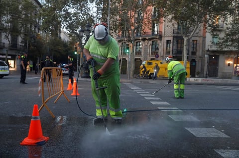 Hubo 125 heridos, aunque ninguno de ellos grave, informó el Sistema de Emergencias Médicas regional.