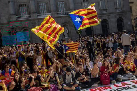 Siguen las protestas en Cataluña.