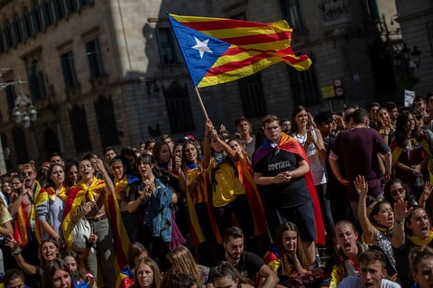La marcha recorrió el centro de Barcelona.