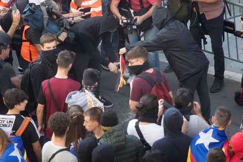 Fue convocada por el Sindicato de Estudiantes y por el Sindicat d'Estudiants dels Països Catalans.