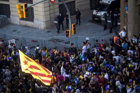 La marcha fue multitudinaria.