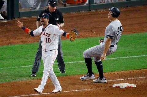 APTOPIX ALCS Yankees Astros Baseball