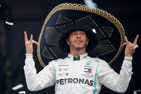 Gran ambiente se vivió en la victoria de Lewis Hamilton en el Gran Premio de México de la Formula 1