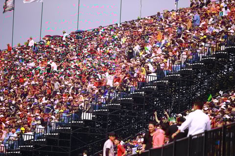 Gran ambiente se vivió en la victoria de Lewis Hamilton en el Gran Premio de México de la Formula 1