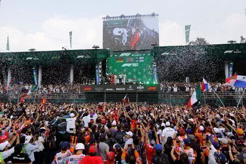 Gran ambiente se vivió en la victoria de Lewis Hamilton en el Gran Premio de México de la Formula 1