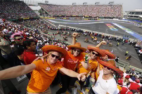 Gran ambiente se vivió en la victoria de Lewis Hamilton en el Gran Premio de México de la Formula 1
