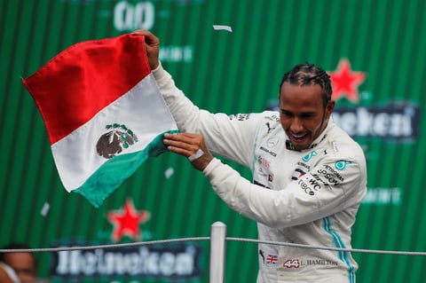 Gran ambiente se vivió en la victoria de Lewis Hamilton en el Gran Premio de México de la Formula 1