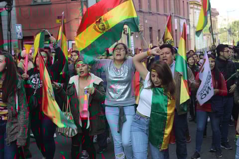 Son en favor y en contra de Evo Morales.
