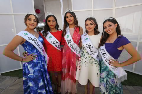 Reinas de este año: Sofia Pérez Miranda,  representante del Comité de Natación; Isis Abril Rodríguez Reyes, representante del Comité de Fútbol; Galilea Gallegos Pozo, representante del Comité de Gimnasios;Isabela Gutiérrez Campos, representante del Comité de Golf y 
Fabiola Parral Trujillo, representante del Comité de Tenis.