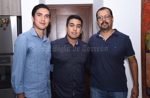 29102019 Jaime Arreola, José Luis Fernández y Jesús Flores.