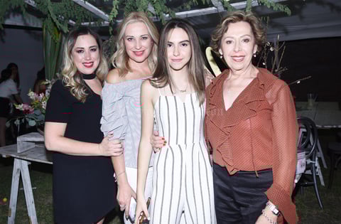 Marla Querejeta, Manin Lozano, Marla Lozano y Marcia Lozano